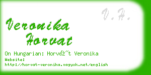 veronika horvat business card